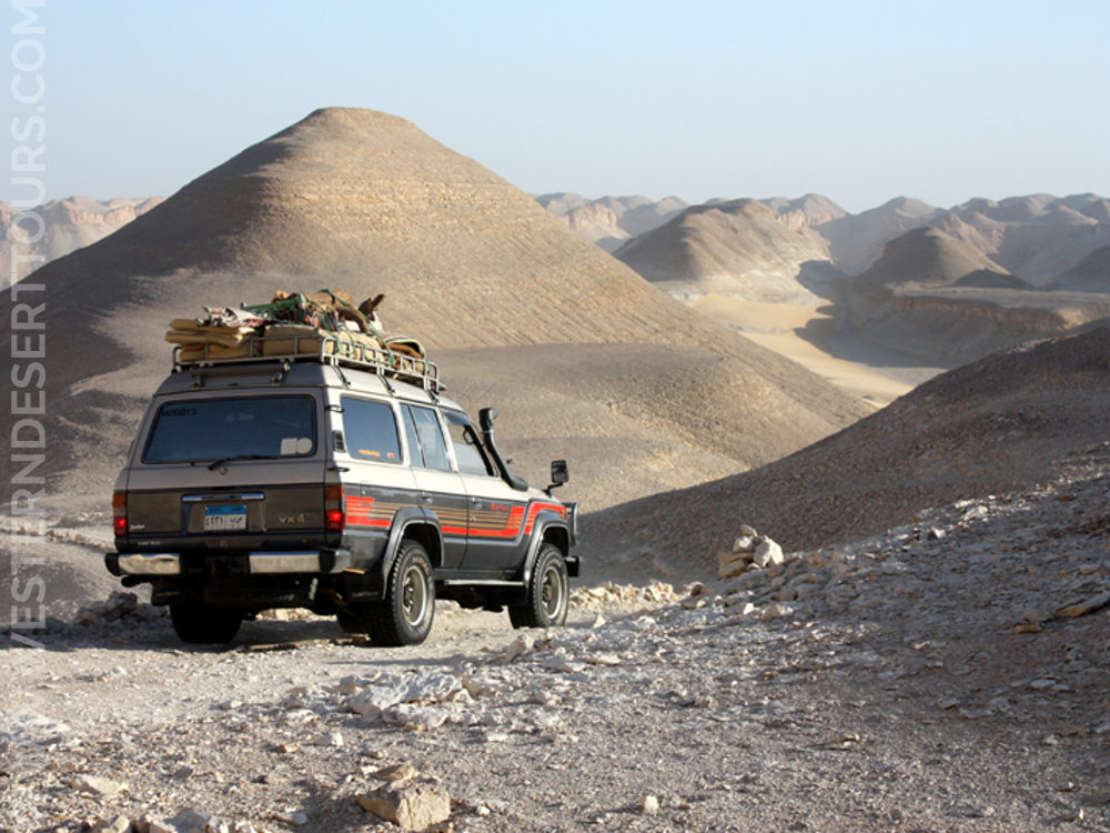 Toyota Land Cruiser on the Black Track